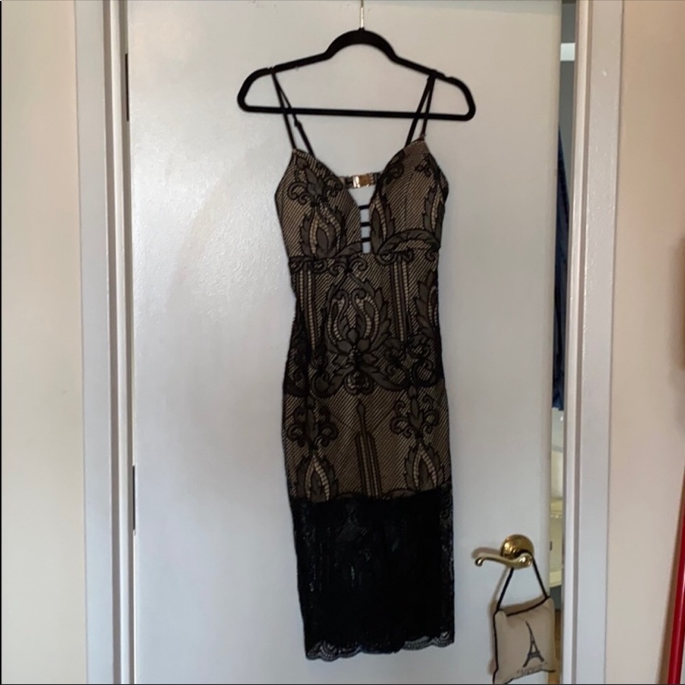 Luxxel Black Lace Dress